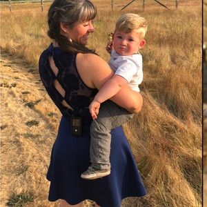 Francesca’s cocktail dress. Work once.